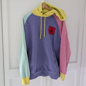 Teddy Fresh color-block hoodie size S